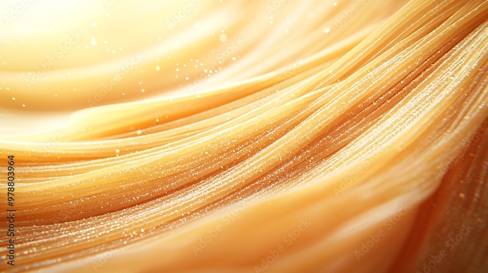 Poster spaghetti capellini texture background : generative ai