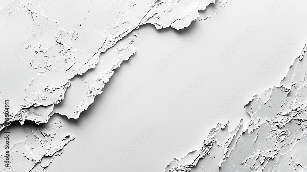 Aufkleber Plain White Paper Texture : Generative AI