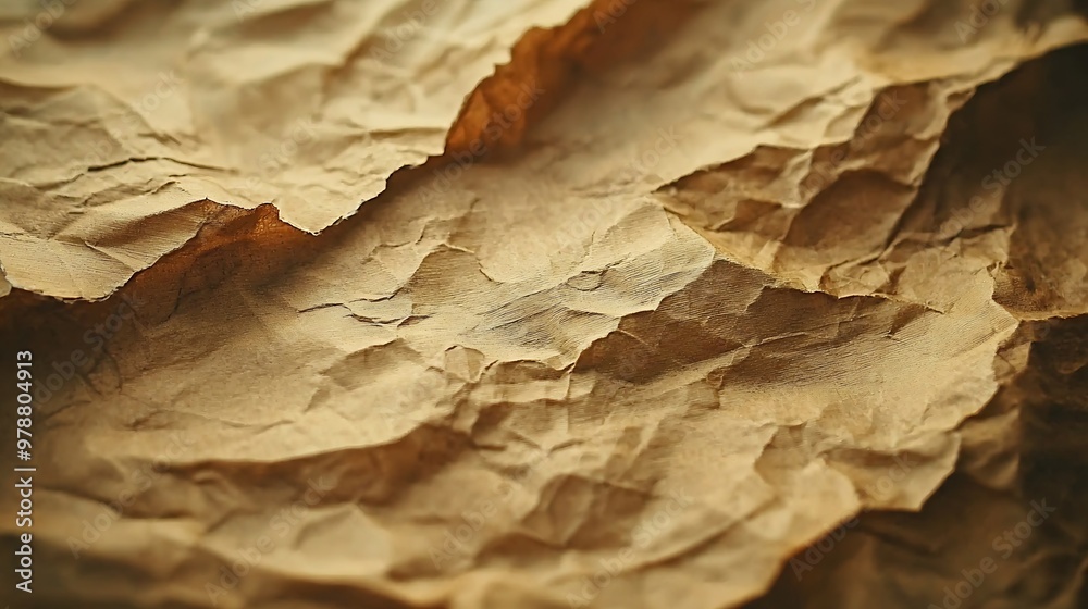 Aufkleber Abstract Old Paper Background : Generative AI