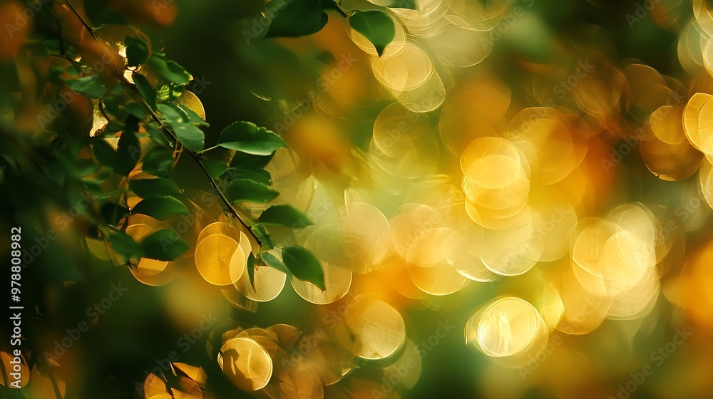 Leinwandbilder abstract bokeh texture : generative ai