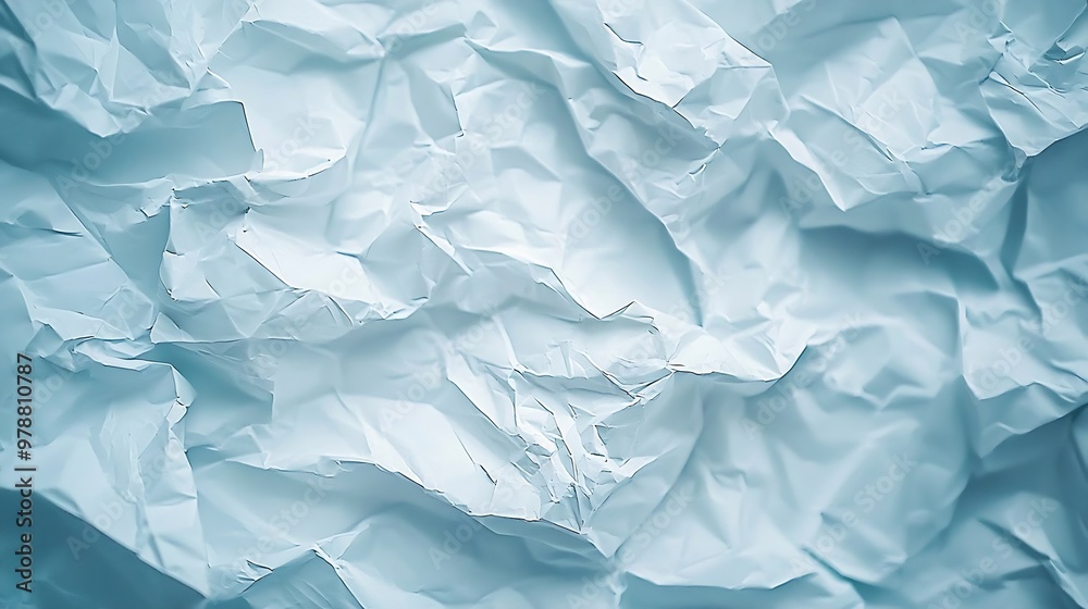 Poster crumpled paper texture : generative ai