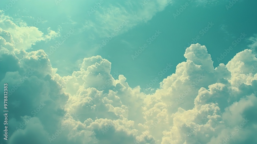 Poster Clouds Cloudscape : Generative AI