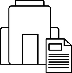 Property Management Line Icon