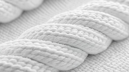 White Textile Texture : Generative AI