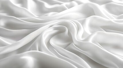 Fototapeta premium White Fabric Seamless Vector Pattern : Generative AI