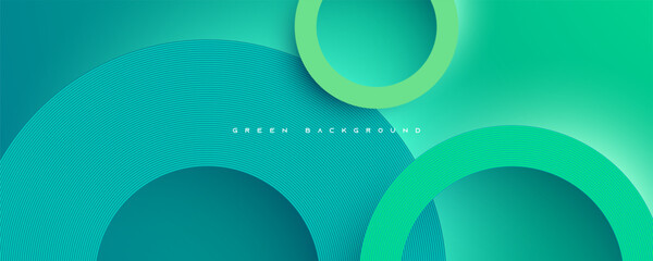 Green tosca abstract background cicles lines texture design vector