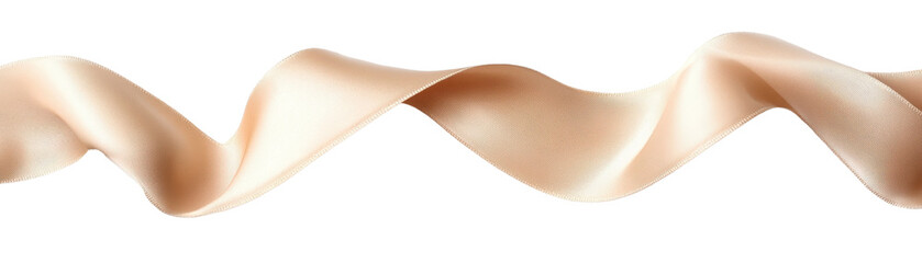 Elegant satin ribbon with soft curves, perfect for decorations, crafts, and gifts. A versatile addition to any creative project.