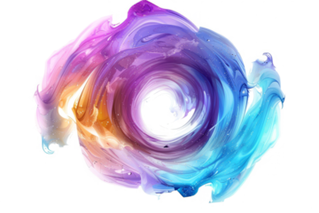 A whirlpool of light and color, inspired by the mysterious aurora borealis.