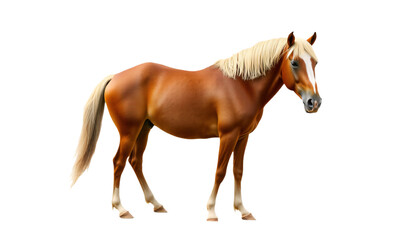 draft horse isolated on transparent background