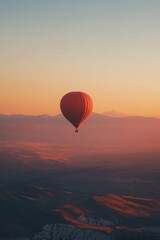 Fototapeta premium Minimalist Photography of a Balloon