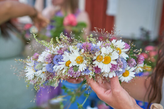 Swedish midsummer flower crown