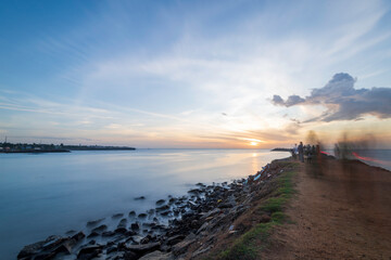 Fototapeta premium sunrise on the beach