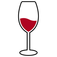 Wine Glass Vector Clipart
