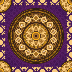 Floral seamless pattern design.