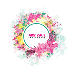 Creative colorful abstract background.