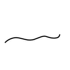 Fototapeta premium Squiggle Brush Scribble Underline