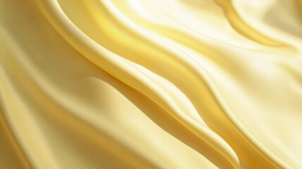Obraz premium A pastel yellow background with a smooth, matte finish, providing a calm and soft aesthetic.