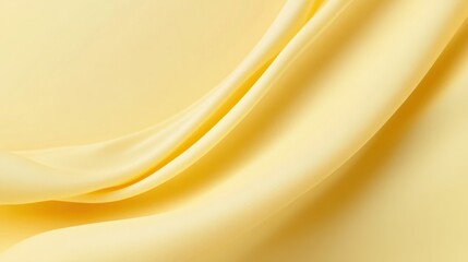 Fototapeta premium A smooth, pastel yellow background with no texture, providing a soft and calming visual.