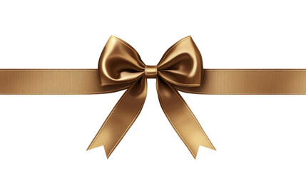 color bow ribbon isolated on white