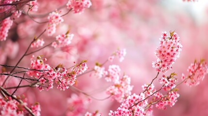 Fototapeta premium Japanese cherry blossom wallpaper