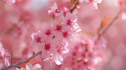 Obraz premium Japanese cherry blossom wallpaper