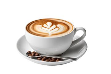 Naklejka premium Cappuccino coffee cup 