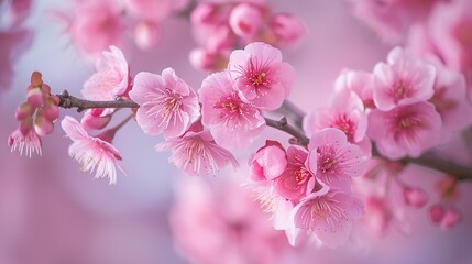 Obraz premium Japanese cherry blossom wallpaper