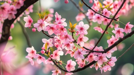 Obraz premium Japanese cherry blossom wallpaper