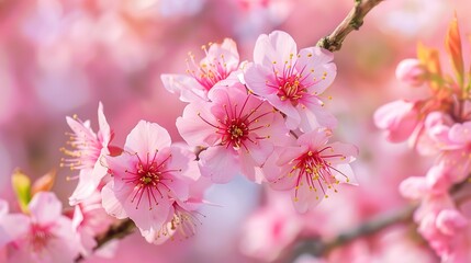 Obraz premium Japanese cherry blossom wallpaper