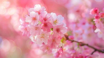 Obraz premium Japanese cherry blossom wallpaper