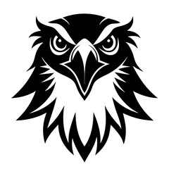 eagle owl isolated on white