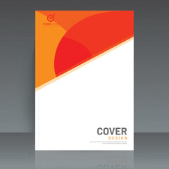 Obraz premium Business or corporate sector template, cover design layout on gray background.