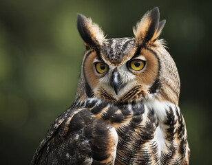 Regal Great Horned Owl in the Wild