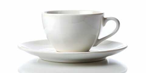 White cup isolated on white background, cup, white, isolated, background, drinkware, ceramic, kitchenware, simple, clean, minimalistic