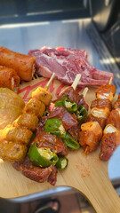 Variety of grilled food: A feast for the senses