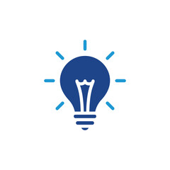 Light bulb icon, Light bulb sign vector