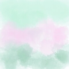 Obraz premium abstract background, pink and green watercolor splash background 