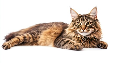 Portrait of a Maine Coon Cat
