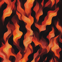 hand drawn cartoon blaze fire flame element illustration background material 