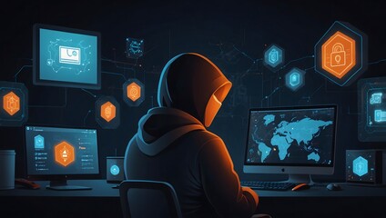 Cybersecurity Illustraion