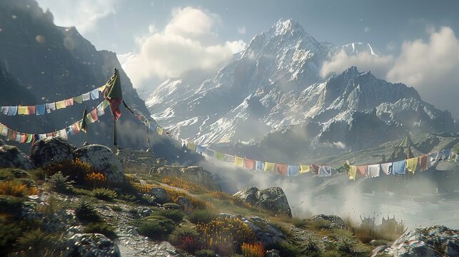 tibet flag wallpaper