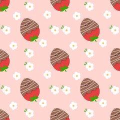 Strawberry pattern 