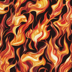 Blaze fire flame element illustration background material 