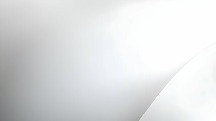 Abstract White Curved Background with Subtle Gradient and Minimalist Design, Perfect for Modern Websites, Social Media Posts, or Print Design Projects.