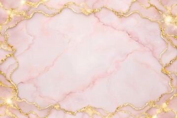 
pink marble background, textured with splashes of gold and golden wavy lines