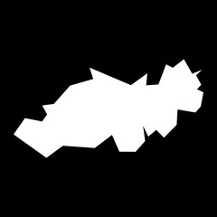 Blida province map, administrative division of Algeria.