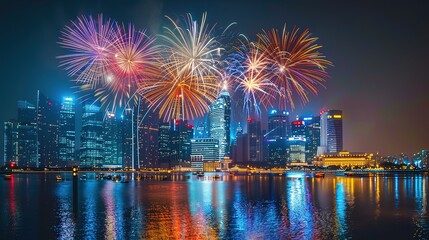 Chinese new year firework wallpaper