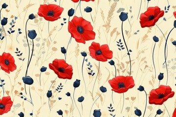 ALL OVER DESIGN . FLOWER ALL OVER. digital printing textile pattern wallpaper colorful flower with watercolor background-illustration. Beautiful simple AI generated image