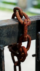 rusty chain