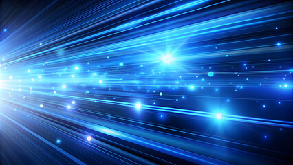 Abstract blue speed light technology with shape background, Technology, abstract, blue, speed, light, background, digital